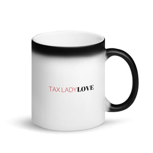 Tax Lady Love Magic Mug Red